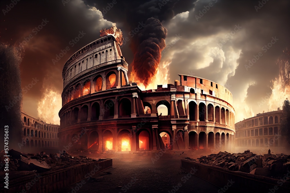 The fall of Roman empire